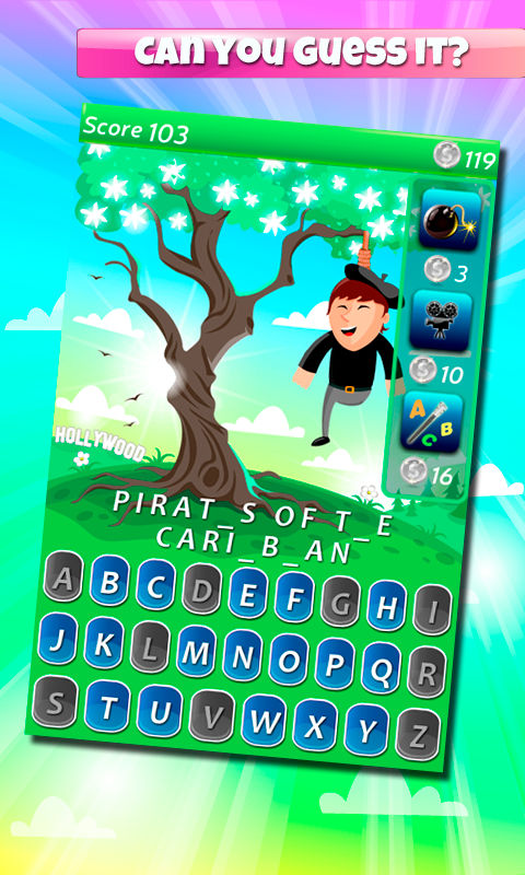 Hangman Hollywood screenshots