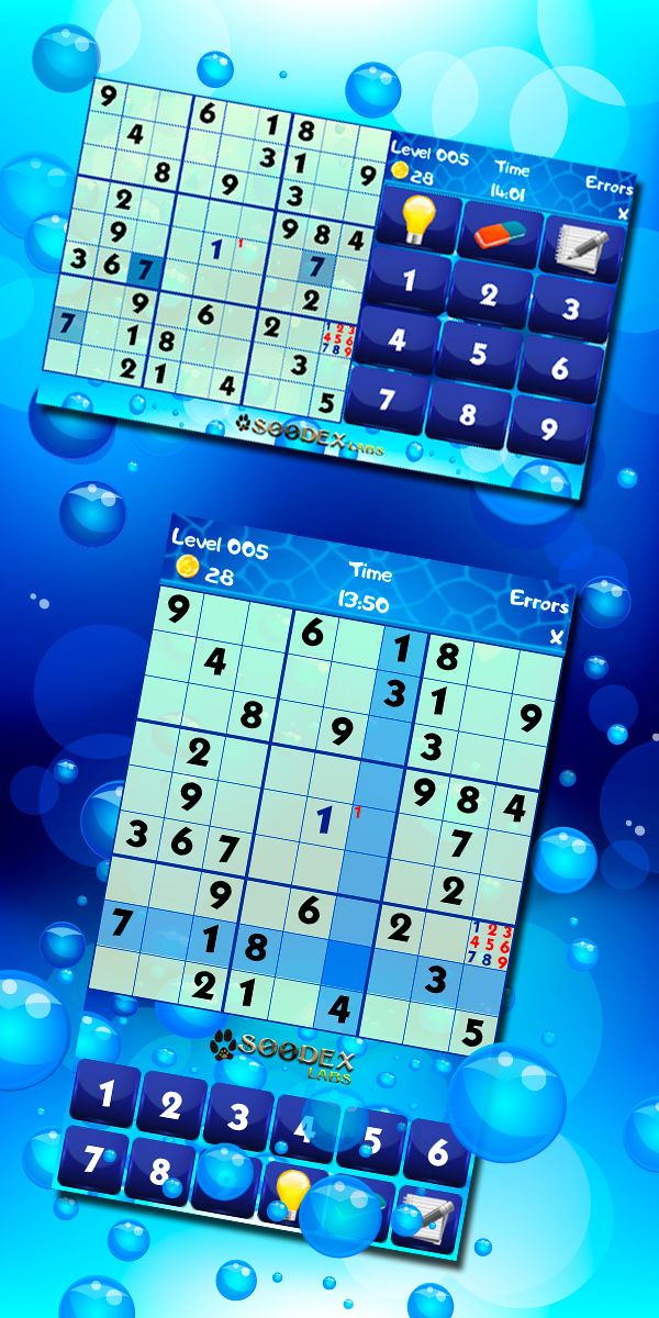 sudoku screenshots
