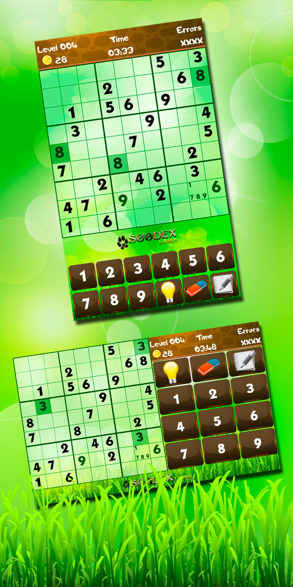 sudoku screenshots